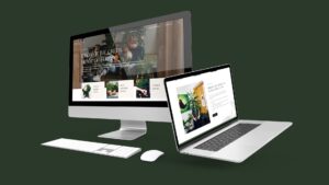 die dame van de marketing webdesign