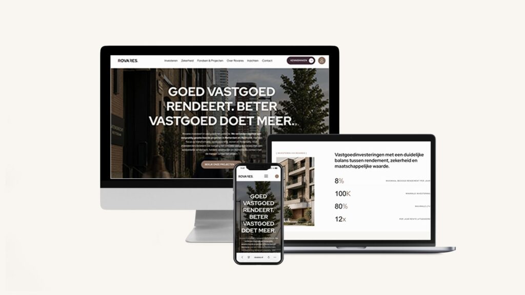 Rovares Website & Investment Desk