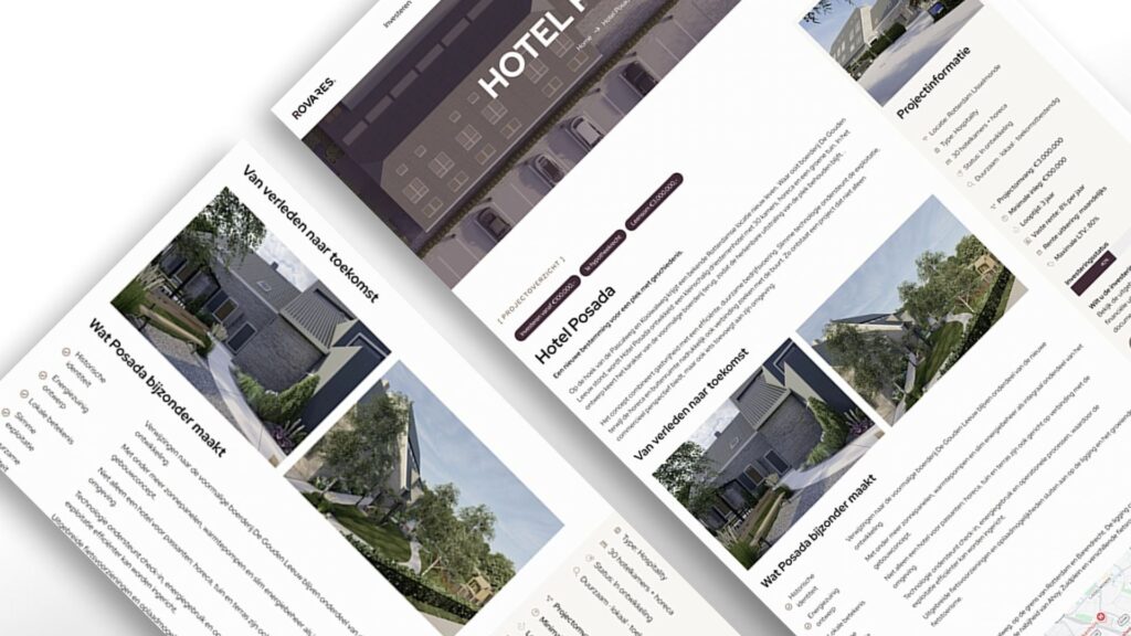 Rovares Website & Investment Desk